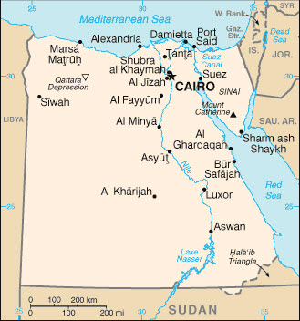 Egypt Basic Map